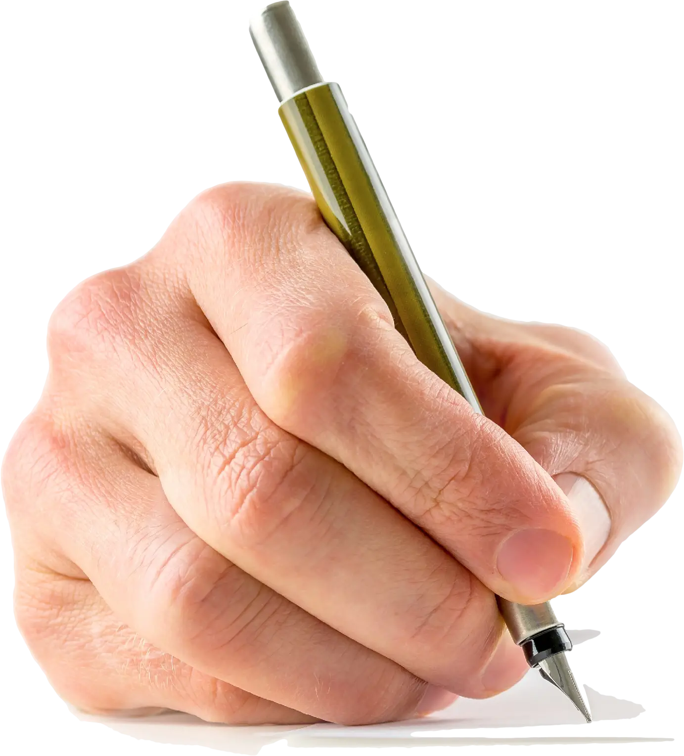 Hand Holding Pen